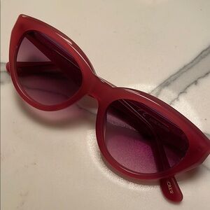 CLASSIC NWOT sexy sweet J. Crew Red Cat-Eye Sunglasses ♥️